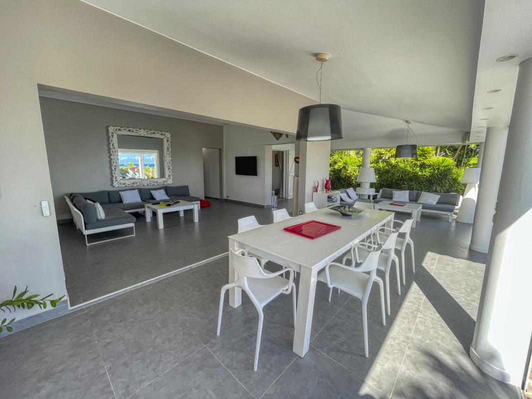 15.Location villa piscine Saint François Guadeloupe_terrasse vue sur mer